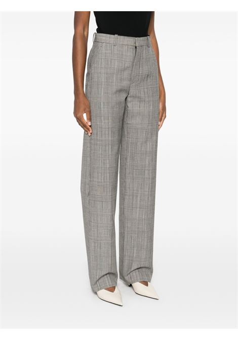 Grey check-print straight-leg trousers Wardrobe.Nyc - women WARDROBE.NYC | W2214F24PWPOW