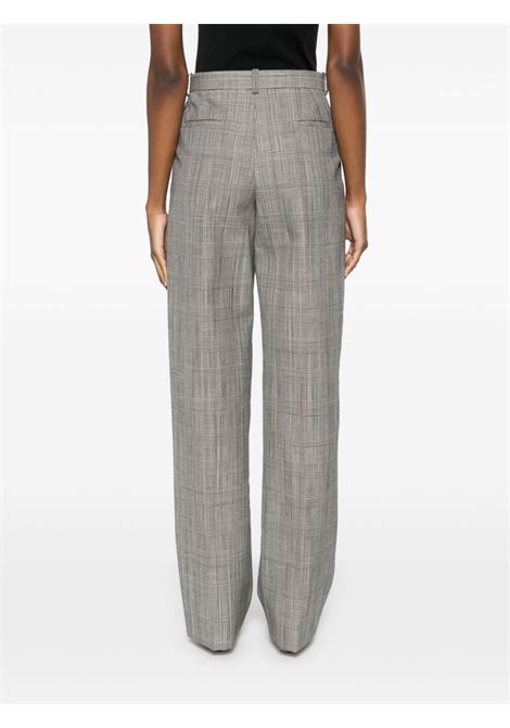 Grey check-print straight-leg trousers Wardrobe.Nyc - women WARDROBE.NYC | W2214F24PWPOW