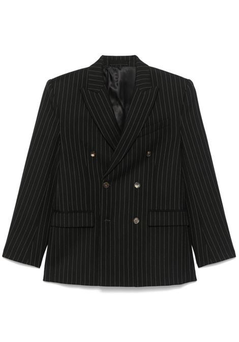 Black double-breasted blazer Wardrobe.Nyc - women