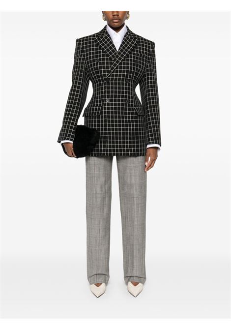 Black check-pattern blazer Wardrobe.Nyc - women WARDROBE.NYC | W4043F24PLBPL