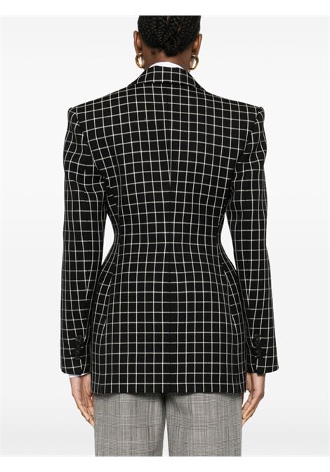 Black check-pattern blazer Wardrobe.Nyc - women WARDROBE.NYC | W4043F24PLBPL