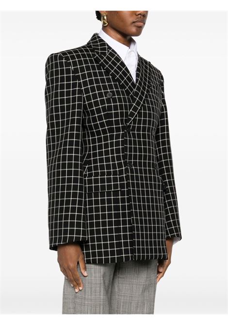 Black check-pattern blazer Wardrobe.Nyc - women WARDROBE.NYC | W4043F24PLBPL