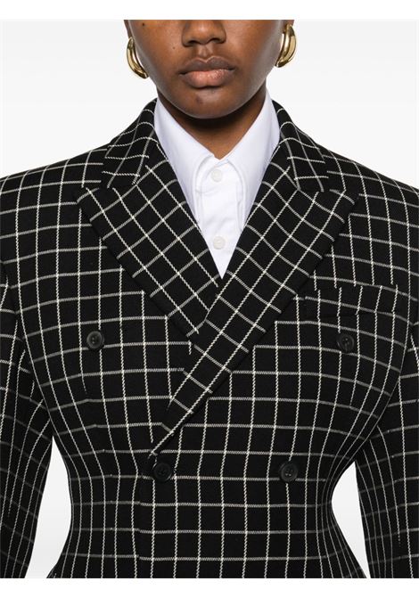 Black check-pattern blazer Wardrobe.Nyc - women WARDROBE.NYC | W4043F24PLBPL