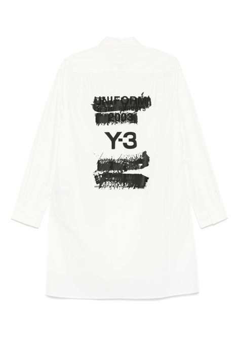 White graphic-print shirt Y-3 - unisex Y-3 | JM3202WHT