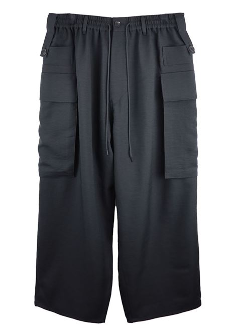 Black cargo trousers Y-3 - men