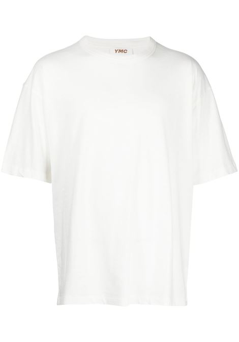 T-shirt Triple in bianco Ymc - uomo