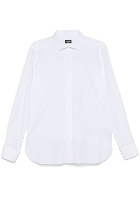 White poplin shirt Zegna - men