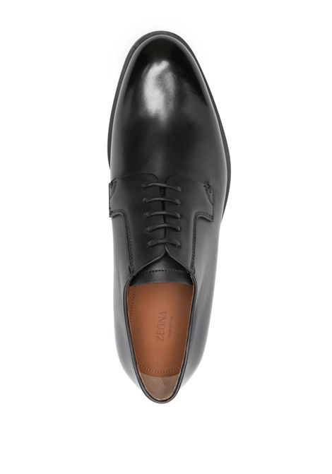 Derby Oxford in nero Zegna - uomo ZEGNA | LHCGPA6049ZNER