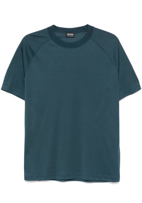 Ivy green crew-neck t-shirt Zegna - men