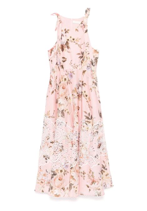 Pink Acacia Broderie midi dress Zimmermann - women ZIMMERMANN | 1736DRS252PIF