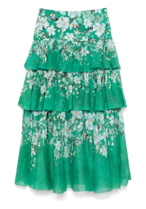 Green Everley midi skirt Zimmermann - women