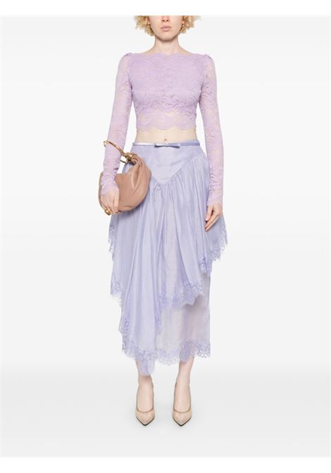 Lilac Crush lace midi skirt Zimmermann - women ZIMMERMANN | 2042SR251JAC