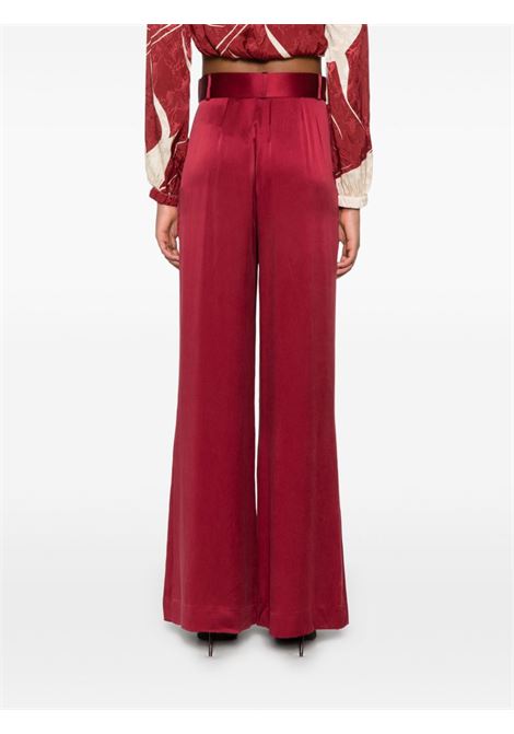 Pantaloni Tuck a gamba ampia in rosso Zimmermann - donna ZIMMERMANN | 2151PR25RGAN