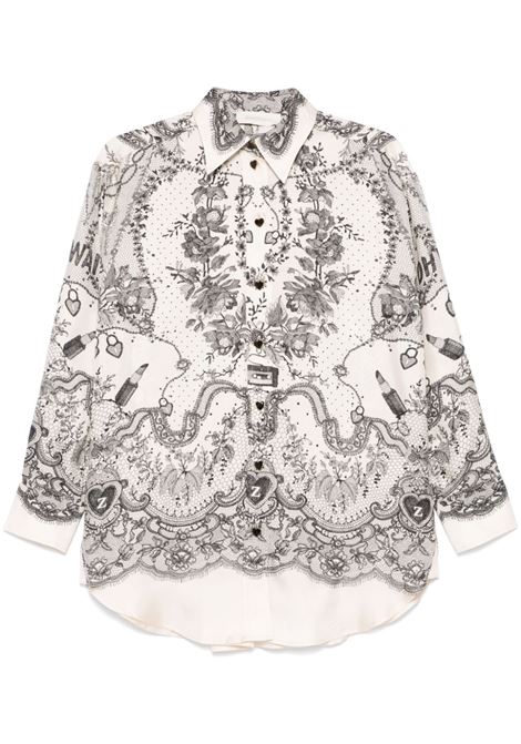 Ivory Crush shirt Zimmermann - women ZIMMERMANN | 2324TR251IVOLOCK