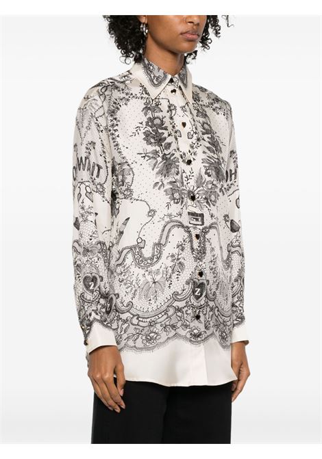 Ivory Crush shirt Zimmermann - women ZIMMERMANN | 2324TR251IVOLOCK