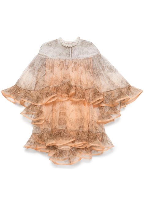 Peach ruched mini dress Zimmermann - women ZIMMERMANN | 2345DR251PEALACPRI