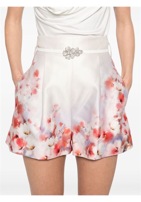 Shorts Crush in bianco e rosa Zimmermann - donna ZIMMERMANN | 2355AR251SCAFLO