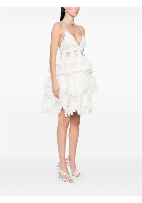 Abito mini Crush in bianco Zimmermann - donna ZIMMERMANN | 2387DR251IVO