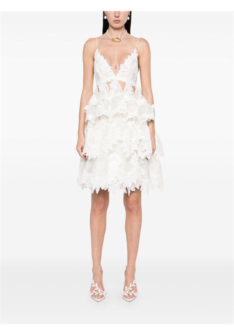 Abito mini Crush in bianco Zimmermann - donna ZIMMERMANN | 2387DR251IVO