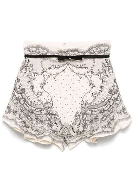 Ivory Crush shorts Zimmermann - women ZIMMERMANN | 2391AR251IVOLOCK