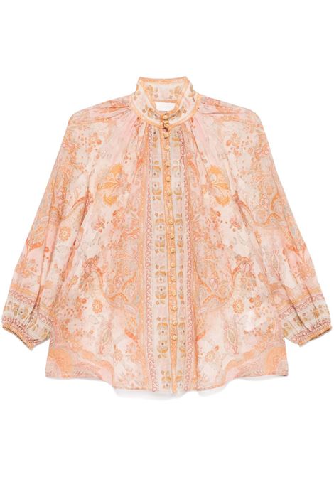 Camicia Billow in multicolore Zimmermann - donna