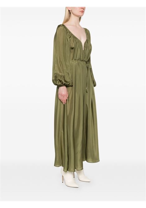 Abito lungo Acacia in verde militare Zimmermann - donna ZIMMERMANN | 2452DRS252KHA