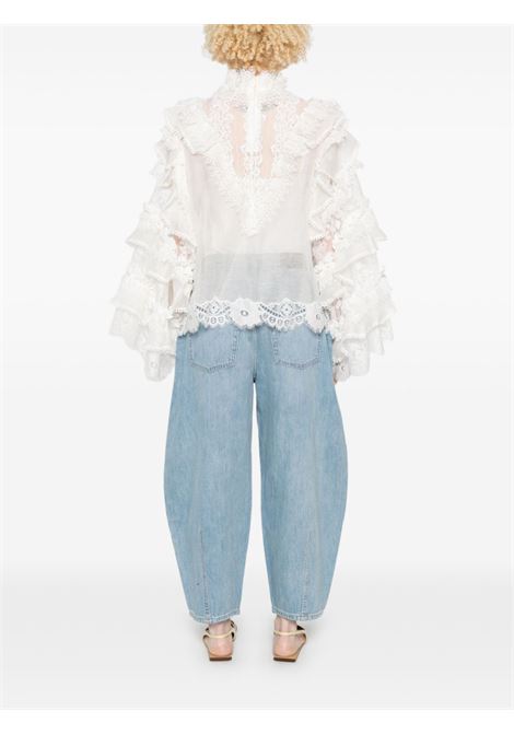 White Crush Heart blouse Zimmermann - women ZIMMERMANN | 2533TR251IVO