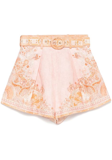 Shorts Acacia in multicolore Zimmermann - donna ZIMMERMANN | 2645ARS252CRMPNKMUL