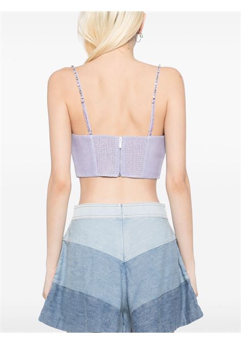 Light purple Crush twist front bralette Zimmermann - women ZIMMERMANN | 2782TR251JAC