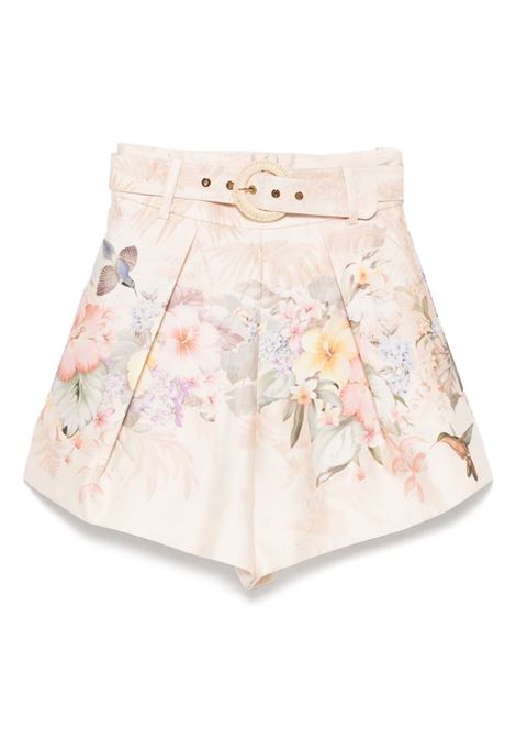 Shorts Illuminate in bianco Zimmermann - donna