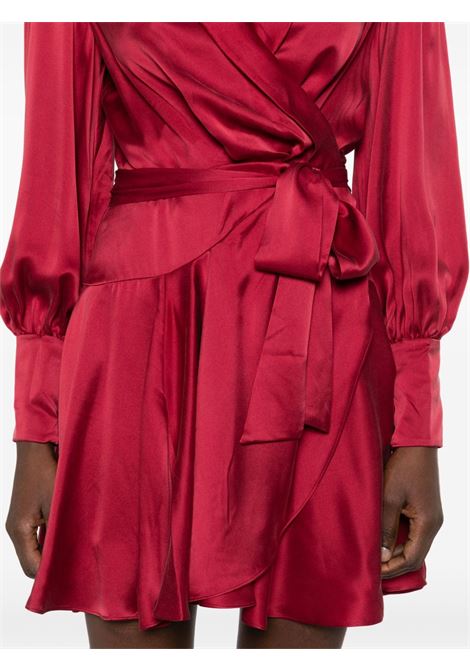 Red silk wrap dress Zimmermann - women ZIMMERMANN | 8067DR25RGAN