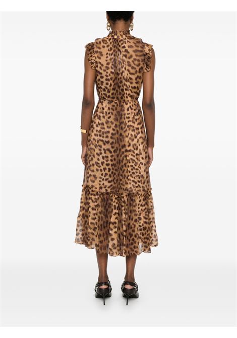 Abito midi Crush Flutter con stampa leopardata Zimmermann - donna ZIMMERMANN | 8456DR251LEO